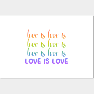 Love is Love is Love Posters and Art